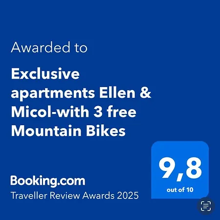 Apartment Exclusive Ellen & Micol-with 3 Free Mountain Bikes *