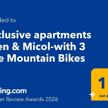 Daire Exclusive Ellen & Micol-with 3 Free Mountain Bikes *